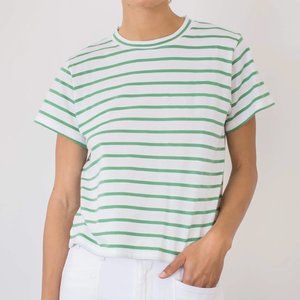 AYR Sno Cone Short Sleeve Boxy Tee Sz XS Romaine